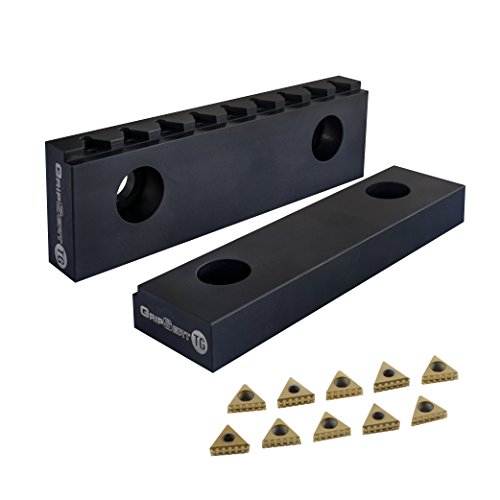 TG GripSert Retrofit Jaws with TG-STD Standard Steel Inserts - for Kurt 6-Inch Vises - TGJ-06-STD TG GripSert Retrofit Jaws with TG-STD Standard Steel Inserts - for Kurt 6-Inch Vises - TGJ-06-STD