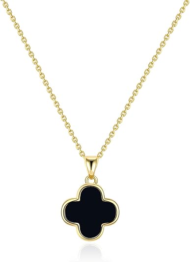 Four Leaf Clover Necklace Review: Elegant Pearl Pendant Jewelry
