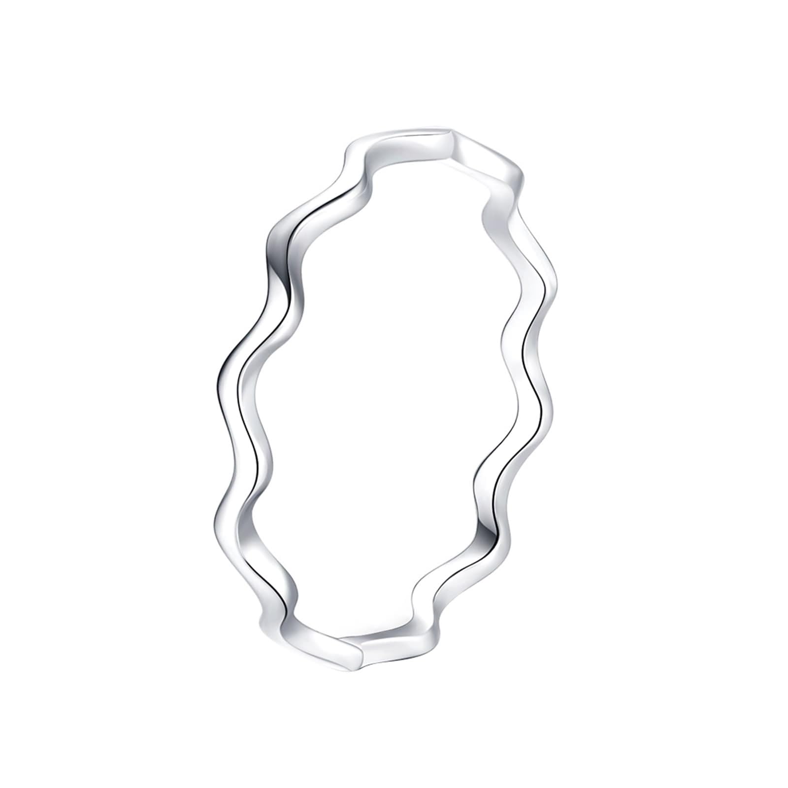 Anillos de compromiso para mujer, anillo de compromiso redondo de oro blanco 9 K/14 K, promesa regalos para mujer