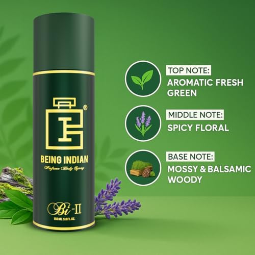 Being Indian Bi-II Deodorant Combo 2x150ml - Image 3