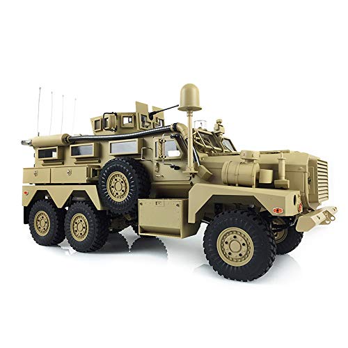 1/12 6 * 6 Rc Cougar 6X6 Mrap Vehicle 16Ch Radio Explosion Proof Car Esc Motor