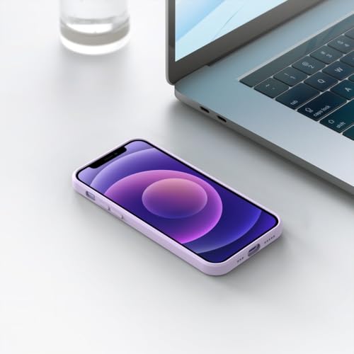 Image of for iPhone 12 Case Purple, Scratch Resistant with Soft Touch, Slim Thin Phone Cover for iPhone 12 6.1 inch