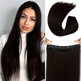 Isaic Invisible Wire Hair Extensions 24 Inch Straight Heat Resistant Synthetic Invisible Hair Extens