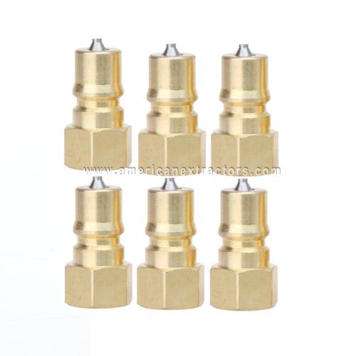 6 Male Quick Disconnect Couplers for Carpet Cleaning Wands