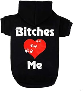 APTPET Dog Hoodie for Small to Large Dogs, Cats, Dogs Love Me Pet