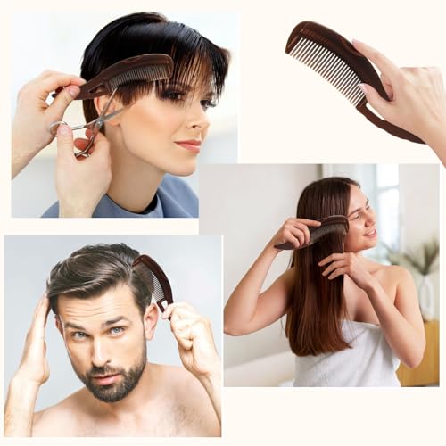 Schuppenkamm, Haarkamm für Schuppen Hohler Zahnkopf Reinigung Kopfhautpflege Schuppenkamm Feiner Zahnschwanzkamm Energie-Massage-Haarkamm Waschbarer Schuppen Kamm für Damen und Herren