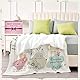 NlsqEU Geschenke für Frauen Männer, Gute Besserung Decke, Aufmunterung für Kinder, Personalisierte Kuscheldecke, Mutmacher 59 * 51 Zoll (Französisch)