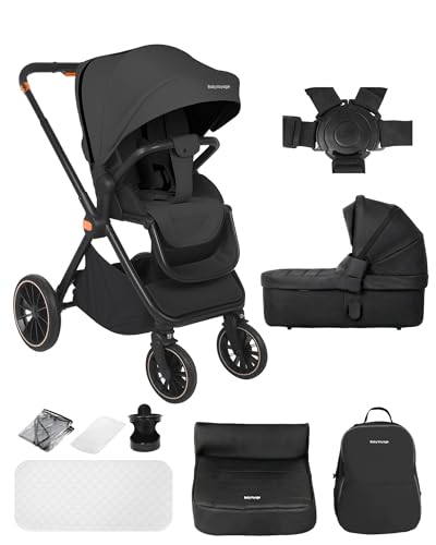 BabyVoyage passeggino 2 in 1, passeggino reversibile, Ruota rotante a