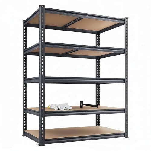Lionhon Shelving Unit, 2850LBS Heavy Duty Metal Shelves for Storage,
