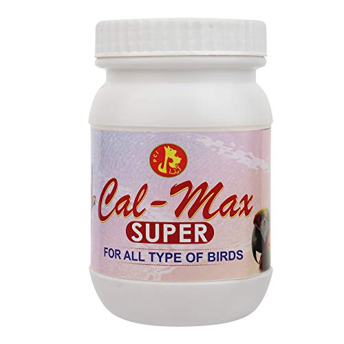 Image of Pet Care International (PCI) 100% Water Soluble Cal Max Super Provide Essential Calcium Healthy Bird Breeding Healthcare (100 Grm, Cal Max Super)