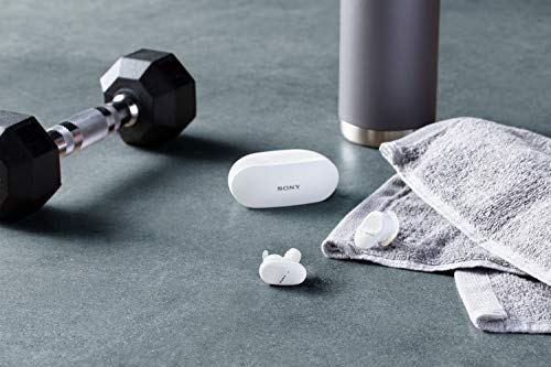 Image of Sony WF-SP800N Truly Wireless Bluetooth in Ear Headphones with Mic (White)