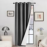 Idealer Raumteiler - Dieser elegante und einfarbige Thermovorhang kann nicht nur als Fenstervorhang zur Dekoration Ihres Zimmers verwendet werden, sondern auch als Türvorhang, Küchenvorhang, um Räume zu trennen. Der Vorhang ist ideal für Haustür, Küchen, Schlafzimmer, Wohnzimmer, Balkon oder jeden anderen Raum in Ihrem Zuhause.