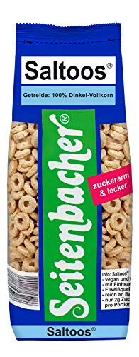 Seitenbacher Saltoos Cerealien I Vollkorn I Dinkel I zuckerarm I 9er Pack (9x200g)