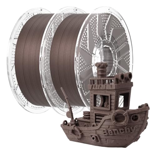 Image of Chitu Systems Conjure Wood PLA Filament Rose, Using Reusable Spool Compatible with Bambu Lab Refill Filament, Dimensional Accuracy 1.75mm+ /-0.02mm, 3D Printing Filament Bundle,2KG Spool (4.4lbs)