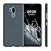 kwmobile Case Compatible with LG G7 ThinQ/Fit/One Case - Soft Slim Protective TPU Silicone Cover - Dark Slate