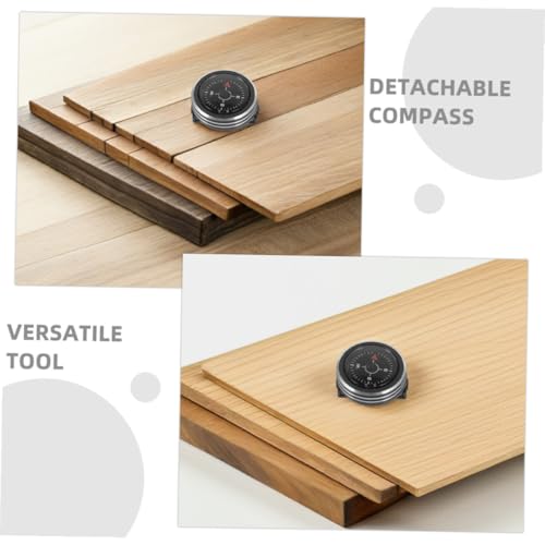POPETPOP 2pcs Brújula de Pulsera Desmontable Portátil miniatura 3