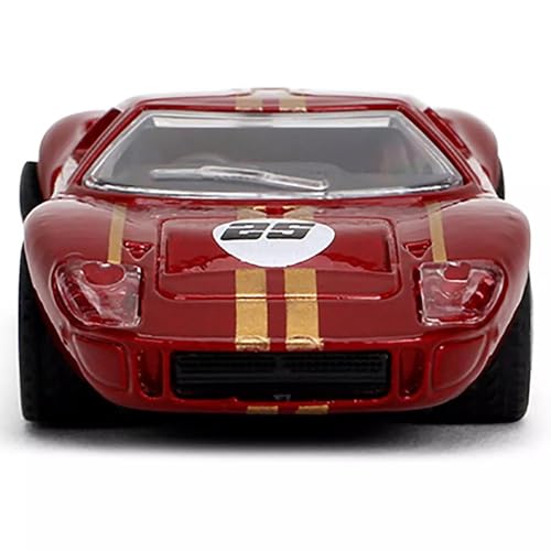 Image of Majorette Collection - 1965 Ford GT40 MK1 1:64 Die-Cast Model Car with Rubber Tires & Display Case, for Collectors & Adults