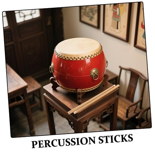 Baquetas Toddmomy, 1 par, sólidas, con agarre antideslizante, para jazz, marcha y práctica, accesorios versátiles de percusión para todos los niveles miniatura 3