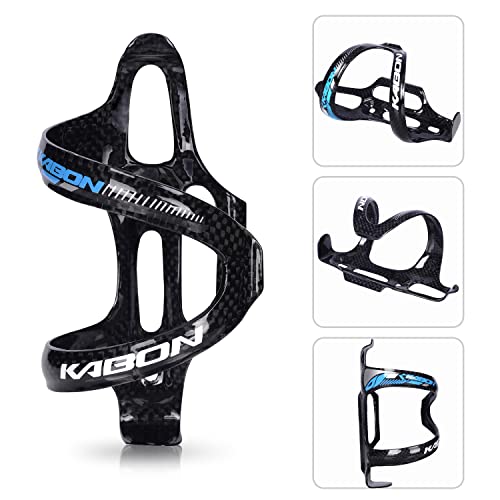 KABON Bike Water Bottle Holder, Lightweight 3K Carbon Fiber Bicycle Drink Water Bottle Cages for Road Bike MTB Cycling Accessories - Pack of 2 - Image 3