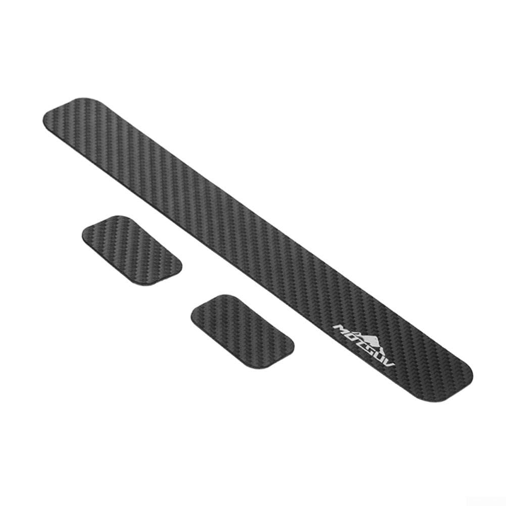 Bicycle Chain Guard Protector Carbon Fiber Pattern PVC Frame Protection Sticker Waterproof Anti-scratch Chain Stay Shield For Mountain Road Bike Components