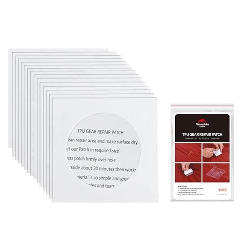 WnewTools 15pcs/set TPU Gear Repair Patch Air Leakage Sticker Tool for Camping Tent Inflatable Mat Sleeping Bag Swimming Pool