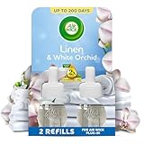 Air Wick Linen & White Orchid Liquid Electrical Twin Refill 19ml, Lasts for up to 100 days per refill, Air Freshener - Image 1