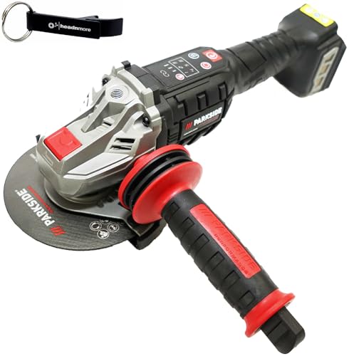 HEADNMORE® Parkside Performance® Amoladora angular inalámbrica 20...