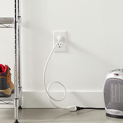 Basics 13 Amp White Extension Cord #TOP4