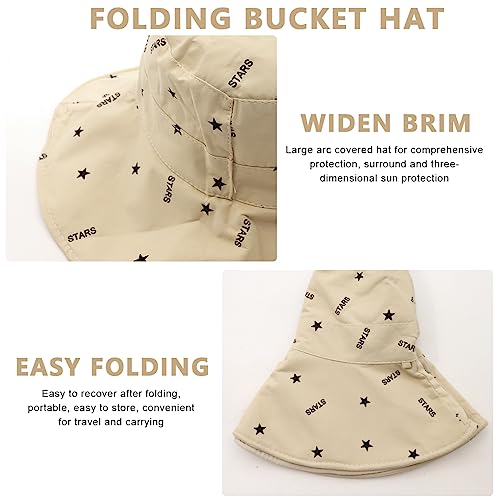 Image of PALAY Bucket Hat for Women, Breathable Wide Brim Sun Hats for Womens, Reversible Cotton Prints Hat for Daily Activities, Travel, Camping