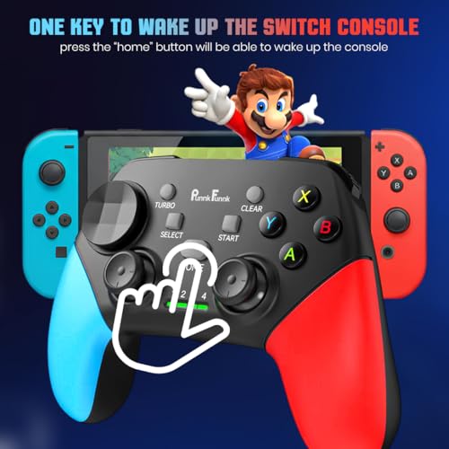Image of PunnkFunnk G9 Wireless Gaming Controller with Bluetooth & USB Receiver | Gamepad for Android, iOS (Apple Arcade), PC, PS3 /PS4 /PS5 & Nintendo Switch | Dual Stick, Turbo, 10H Playtime