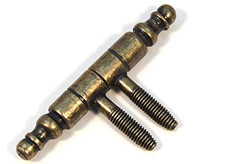 Einbohrbänder mit Zierkopf Aufschraubband Türband Tür-Scharnier Scharnier Bronze Spezielle 4 Stück