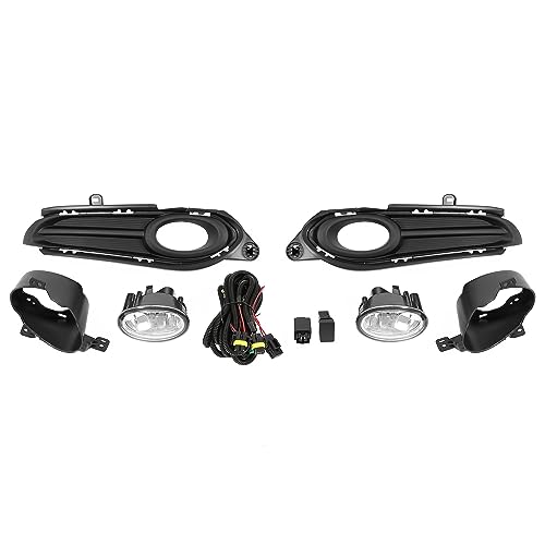 HECASA Fog Lights Assembly Compatible with 2016-2018 Honda HRV HR-V Replacement for HO2592134 HO2593134 Halogen Driving Fog Lamps Clear Lens Driver & Passenger Side by HECASA - Used condition - Image 2