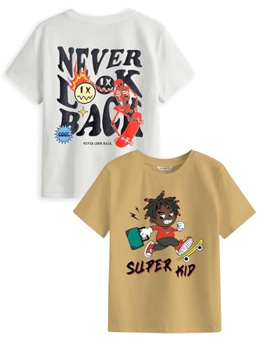 Image of Dagcros Half Sleeve Round Neck Cotton Tshirt for Boys