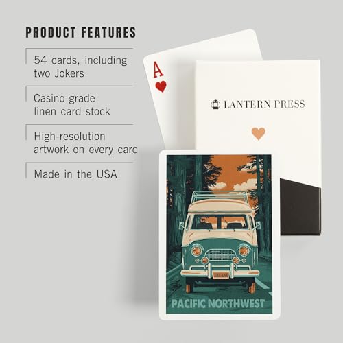 Baraja Póker Pacific Northwest 52 Cartas para Adultos miniatura 3