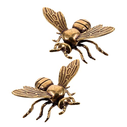 Figurines d'abeilles chinoises Feng Shui décoration miniature vintage pour la maison