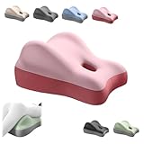 Memory Foam Cushion for Hip Elevation, sex wedges pillow for intimacy, Pillow for Couples, Perfectly Designed for Couples, Ideal for Sitting and Lying, with All Postures (Dual Pink Two-Tone)