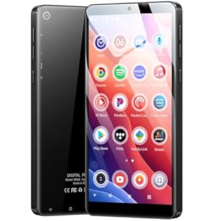 128GB Lettore MP3 con WiFi Bluetooth e Fotocamera, Android 13.0, RAM: 4GB, Spotify Lettore di Musica con Altoparlante, Oilsky 5,5'' 1080P Touchscreen MP4 Player (Nero)