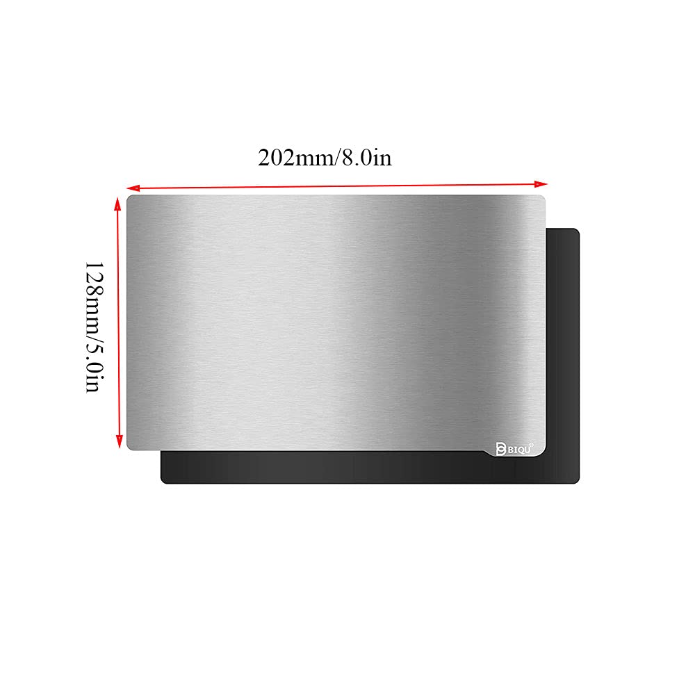 3D-Drucker, licht-gehärteter Federstahl, LCD-Lichthärte, lichtempfindliche Harz-Plattform, Photonen-Magnet-absorbierende Stahlfolie für SLA/DLP-3D-Drucker (135 x 80 mm)