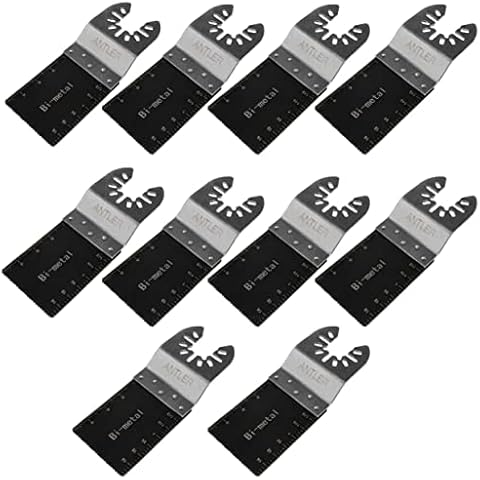 QAB35BM Antler 35mm Bi Metal Blades Compatible with Dewalt Stanley Worx Oscillating Multitool Accessories (Pack of 10) Cover