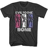 Masters of The Universe - Mens Motu Evil to The Bone T-Shirt, Color Smoke, Size: Large