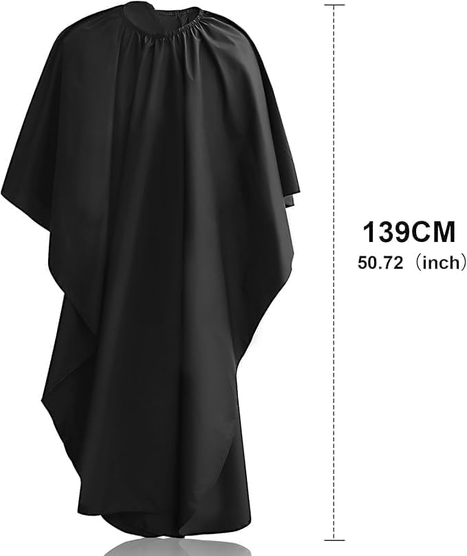 Capa de peluquería unisex ajustable y resistente al agua miniatura 5