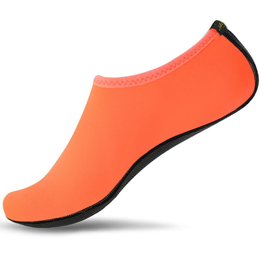 JACKSHIBOWater Shoes for Women Men Quick-Dry Aqua Water Socks Barefoot Shoes for Cruise Essentials Swimming Beach Pool Yoga Surf