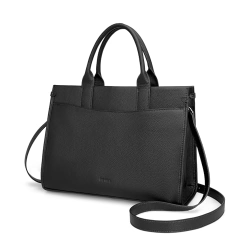 Image of befen Genuine Leather Handbag for Women Small Soft Satchel Tote Bags Crossbody Shoulder Purses with Zipper
