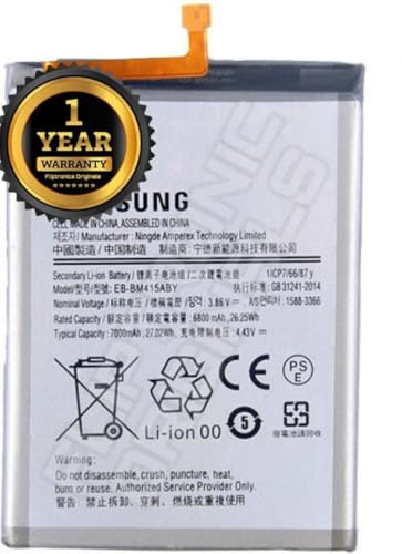 Image of THE BATTERY STORE Original EB-BM415ABY Battery Compatible for Samsung F62, M62, M51 Battery with 1 Year Warranty ***M62, M51