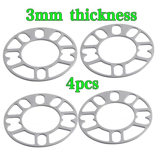 Entretoise de Roue 3mm Cale Universelle de Modification pour Moyeu Automobile - 2