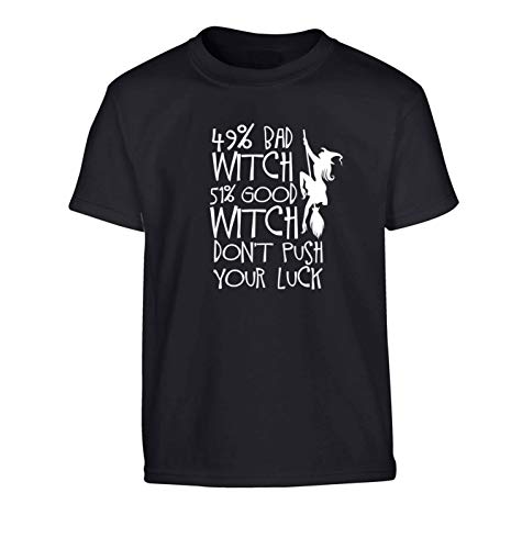 Flox Creative Children's T-Shirt Bad Witch Good Witch Black 7-8 Years