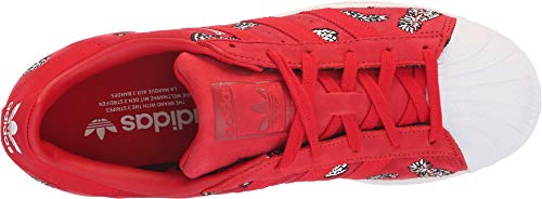 Image of adidas Originals Women's Superstar Sneaker, Scarlet /Scarlet /White, 10.5