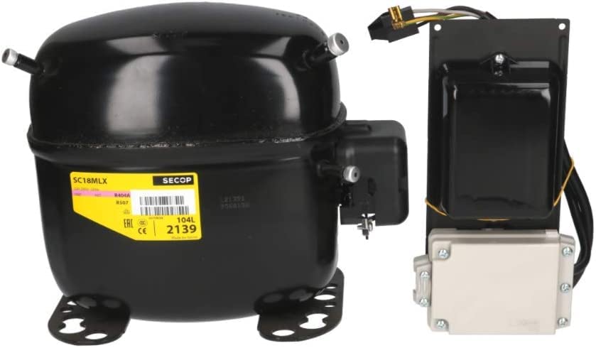 HMBP SC18MLX.3 Compresseur froid R404a/R507 220-240 V 50 Hz 14 kg 1 HP Cylindrée 17,68 cm 3 CSR