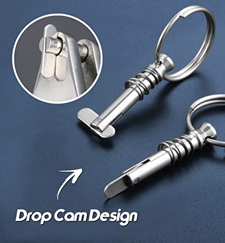 Atibin Marine Quick Release Pin Stainless Steel Bimini Top Pin Boat Removable Deck Release Pin Hardware Yacht Sus316 4Pcs #TOP4