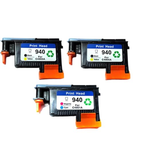 Compatible con impresoras de Repuesto 940 2BY+1MC Pro8000 y HP8500.